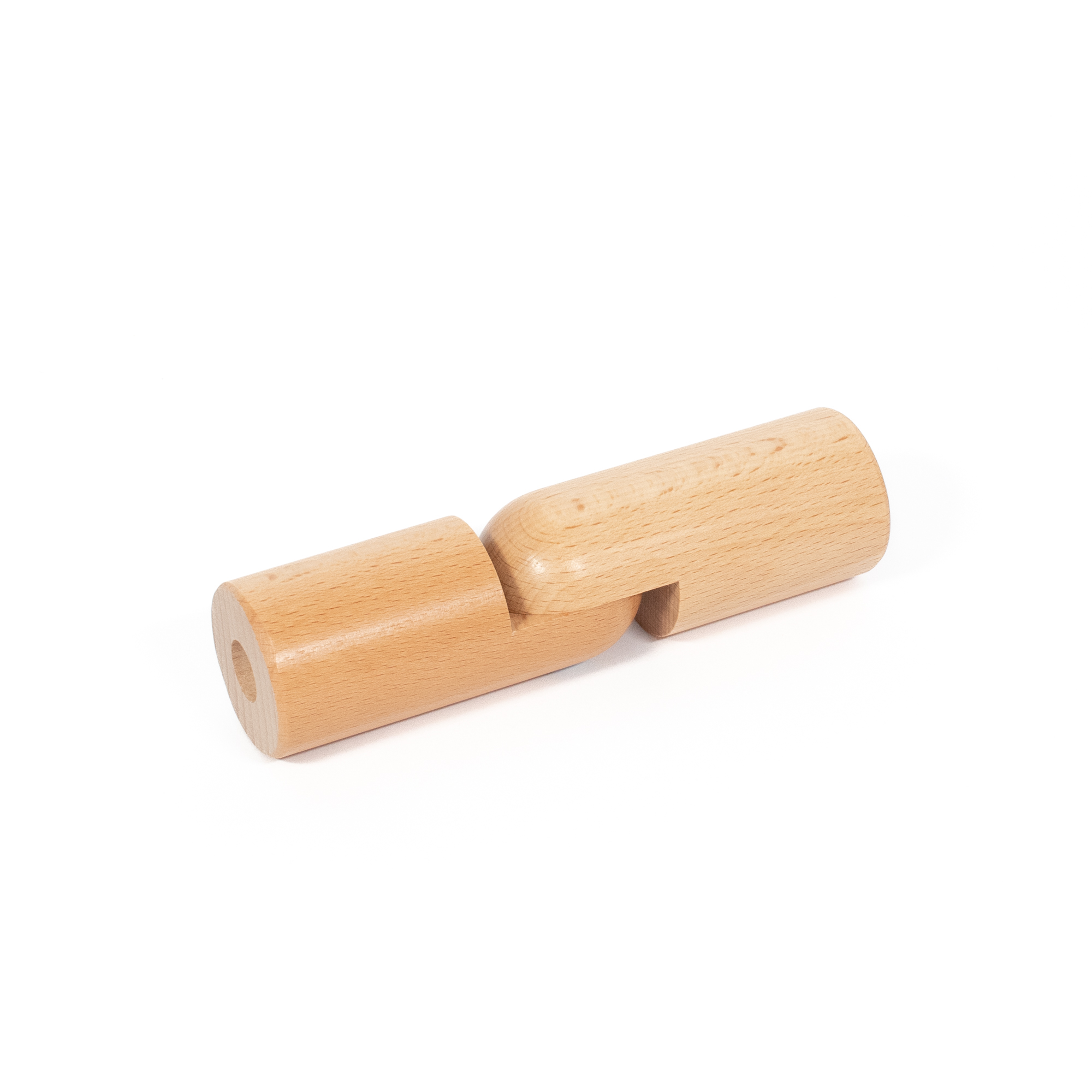 Raccord d'angle flexible en hêtre Ø 42 mm pour main courante en bois, droit, articulation de côté sans vis visible, détouré