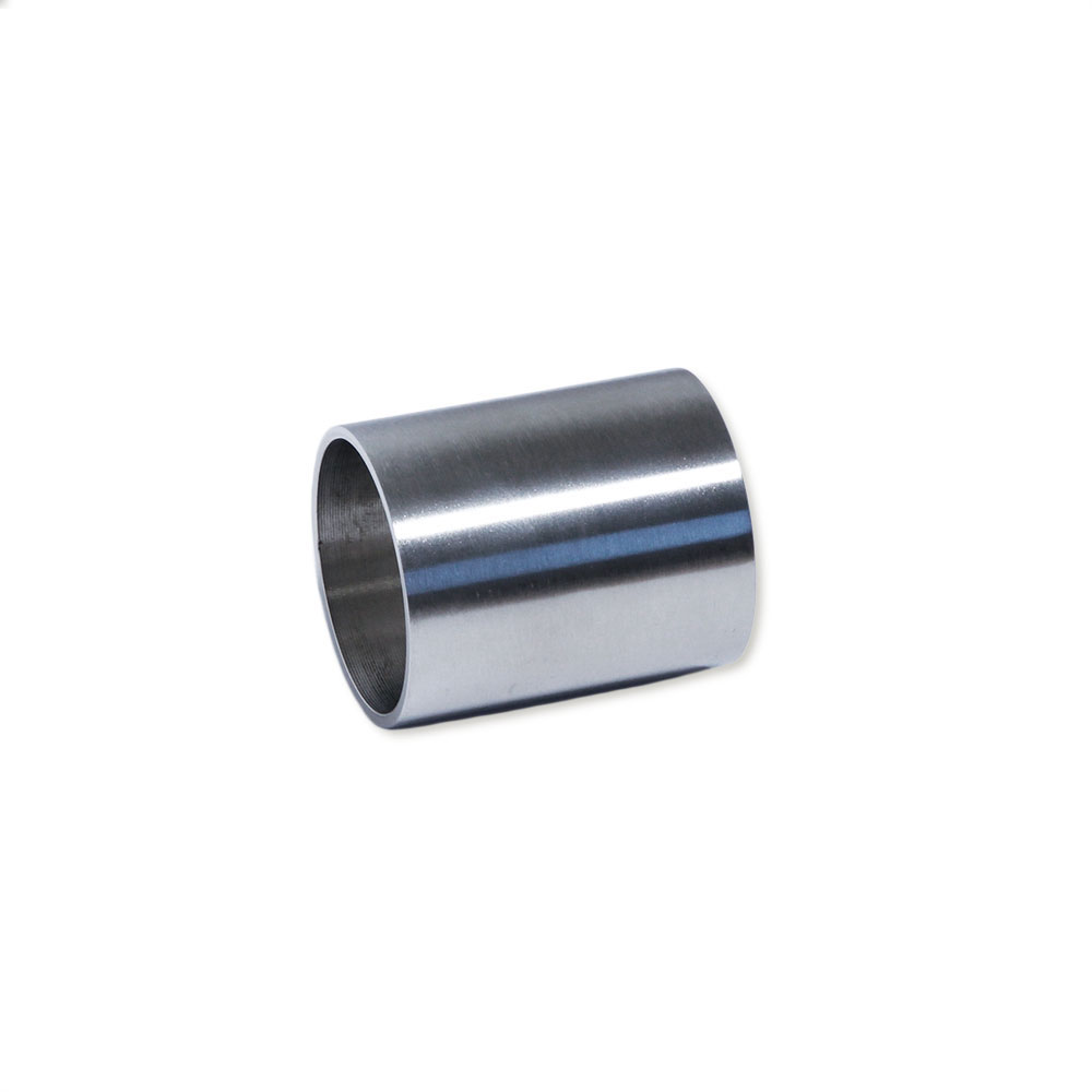 Raccord droit en acier inoxydable pour main courante en bois de 42 mm, douille d'assemblage cylindrique courte, détouré